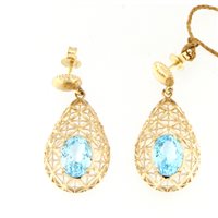 Boucles d'oreilles Lorenzo Ungari Femme in Or Topazio SCOR016 - SCOR016